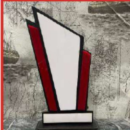 Plain Polished Acrylic Trophies for College, Office, School