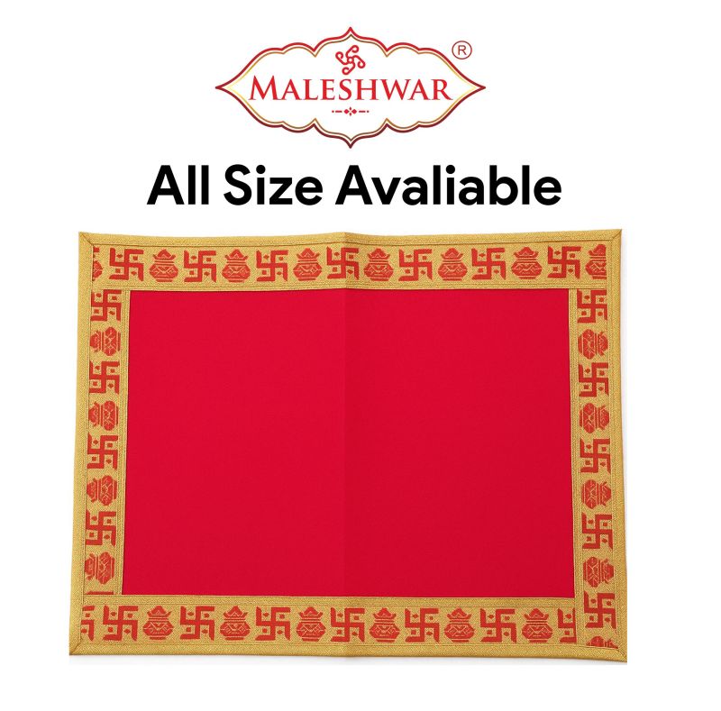 Velvet Plain Pooja Aasan