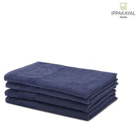 Blue Soft Cotton Hand Towel