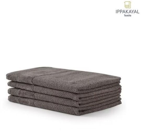 Dark Grey Soft Cotton Hand Towel