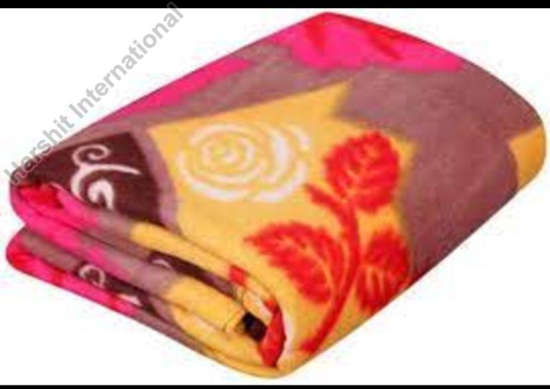 Washable Polar Fleece Single Printed Blanket