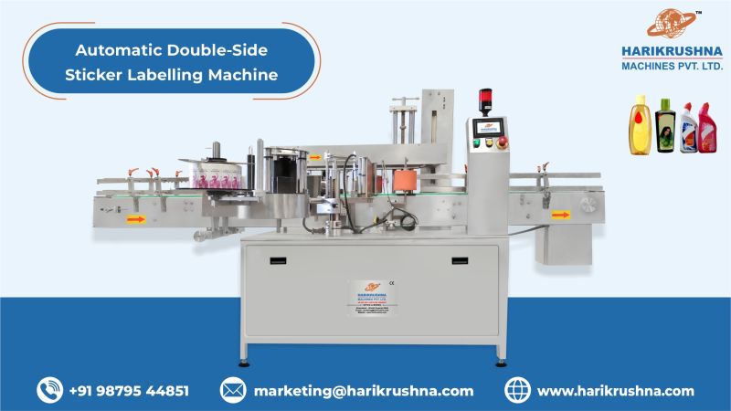 Automatic Double Side Sticker Labelling Machine