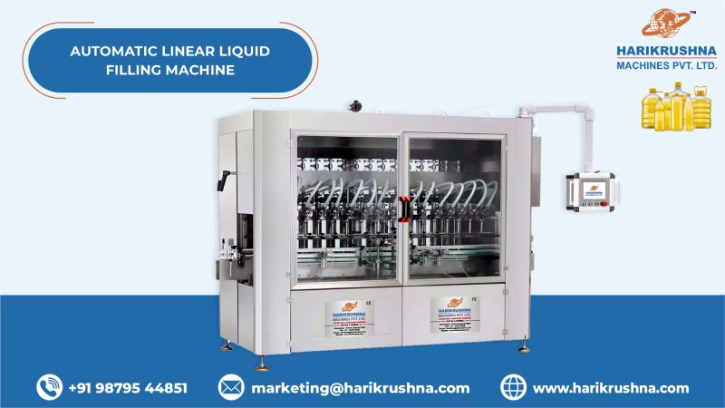 Automatic Linear Liquid Filling Machine