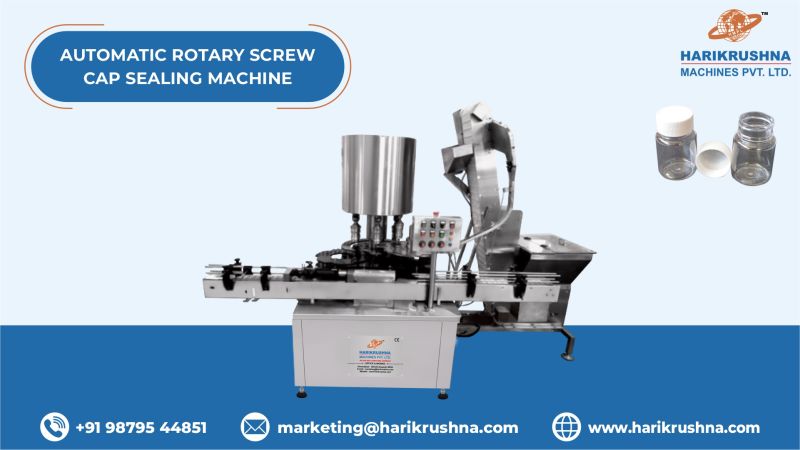 Automatic Rotary Screw Cap Sealing Machine