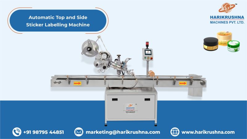 Automatic Top and Side Sticker Labelling Machine