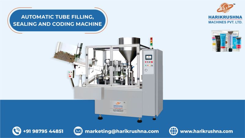 Automatic Tube Filling, Sealing and Coding Machine