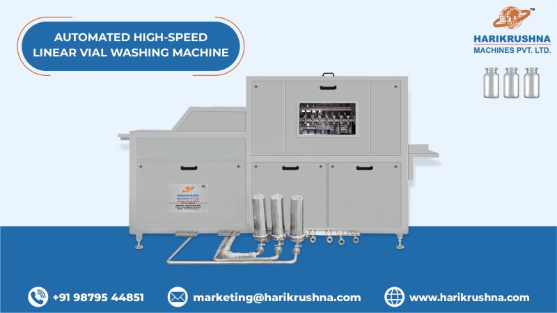 Linear Vial Washing Machine