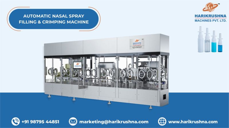 Nasal Spray Filling Crimping Machine
