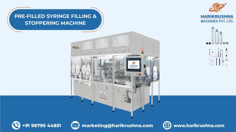 Pre-filled Syringe Filling and Rubber Stoppering Machine