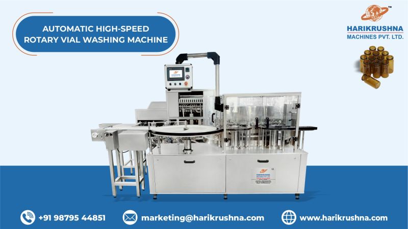 Rotary Vial Washing Machine