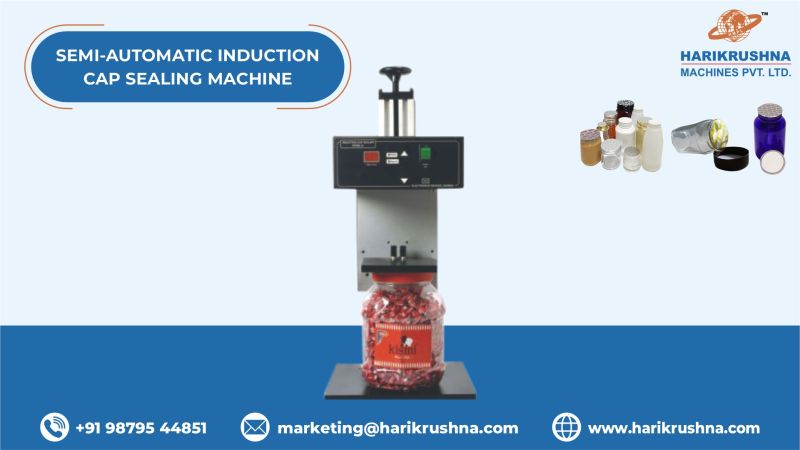 Semi-Automatic Induction Cap Sealing Machine