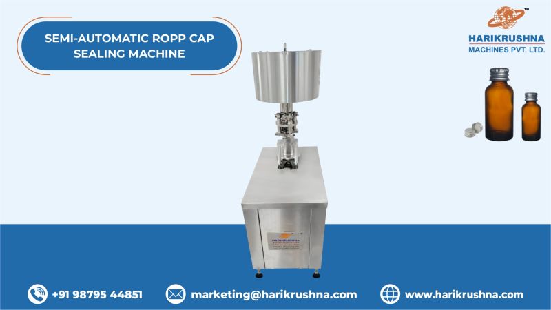 Semi-Automatic ROPP/Screw Cap Sealing Machine