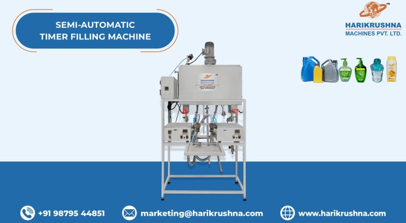 Semi Automatic Timer Filling Machine