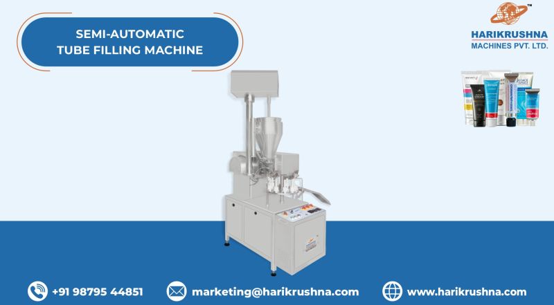 Semi-Automatic Tube Filling Machine