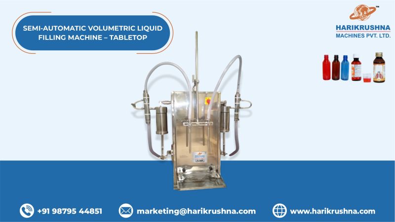 Semi-Automatic Volumetric Liquid Filling Machine