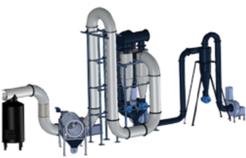 Automatic Biomass Flash Dryer Machine