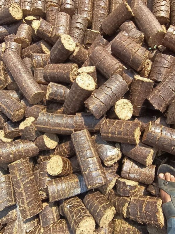 Cotton Stalk Biomass Briquettes