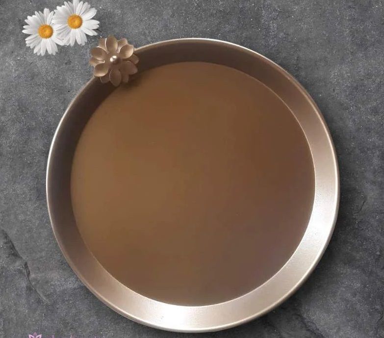 Daisy Wrought Iron Pooja Thali