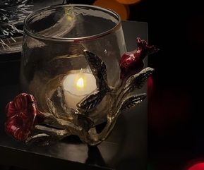 glass votive candle holder