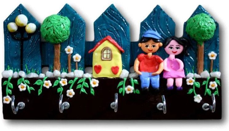 Sweet Home  Designed Key Holder