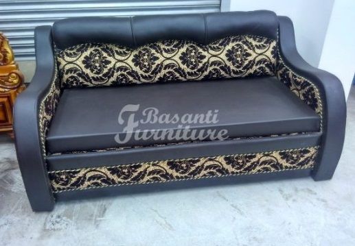 Leather Combination Sofa Cum Bed