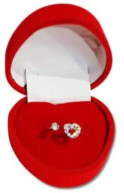 Women Heart Shape Finger Ring