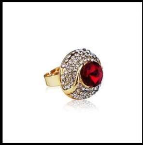 Women Red Stone Finger Ring