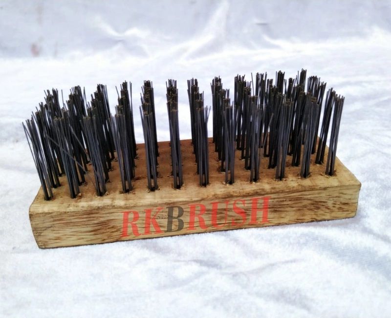 Wooden Handle Steel Wire Brush