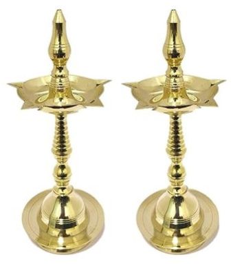 Brass Deepam Kuthu Vilakku Lamp Pair -19 Inch
