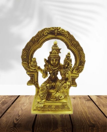 Shiva Parvati Brass Idols for Puja and Home Decor
