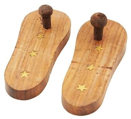 Wooden khadau- Lakshmi Charan Paduka for Pooja (Set of 1)