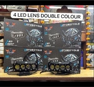 4 LED Lens Double Colour For Car