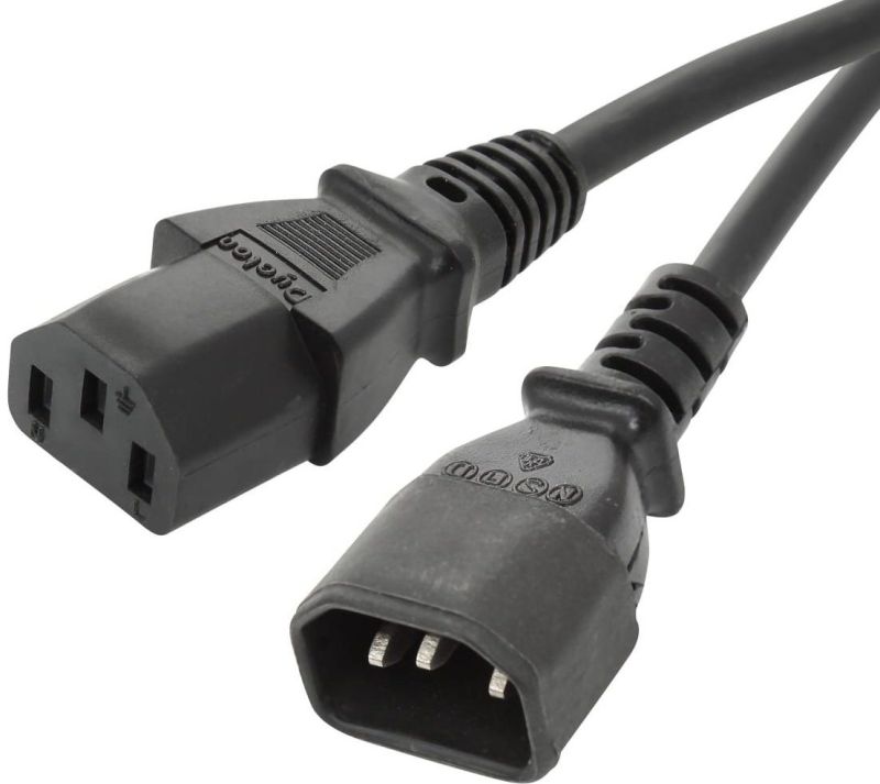 3 Pin 10 AMP Dyeton Power Cord C-13 To C-14