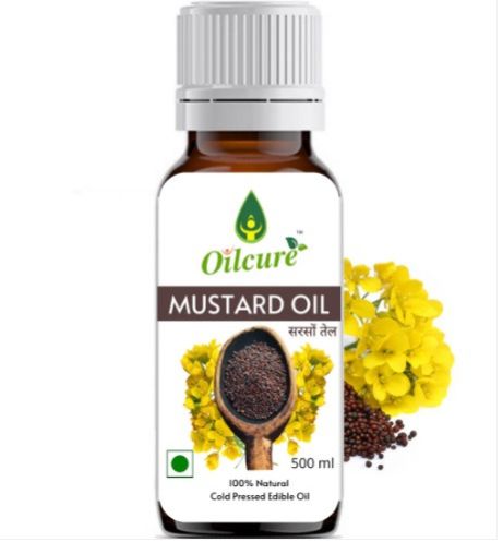 Cold Pressed Mustard Oil, Color : Yellow for Cooking, Haircare