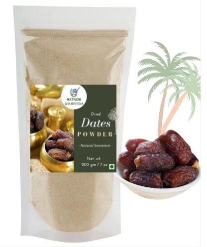 Dried Dates Powder, Color : Brown