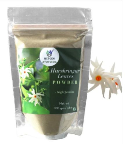 Harshringar Leaves Powder (Paarijat), Color : Green