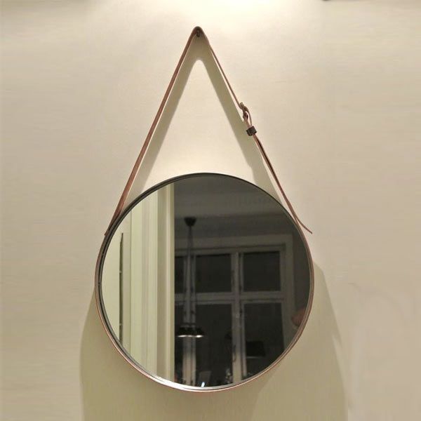 Aluminium Framed Wall Mirror With Hanging Belt