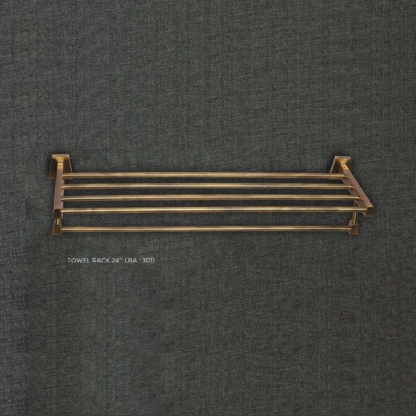 Antique Finish Towel Rack 24 Inch