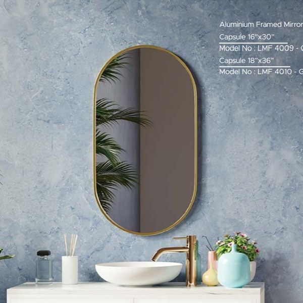 Capsule Aluminium Frame Mirror