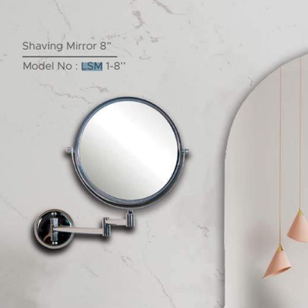 Round Magnifying Shaving Mirror