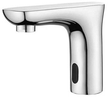 Table Mounted Sensor Faucet, Color : Silver