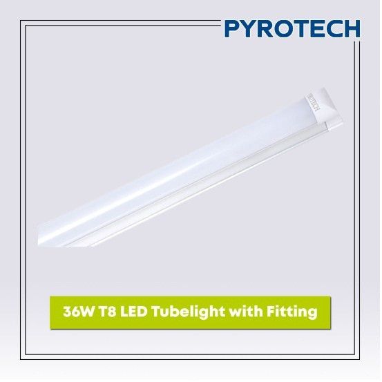 36 W T8 LED Tube Light with Fitting