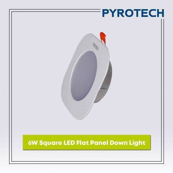 6 W Square LED Flat Panel Down Light