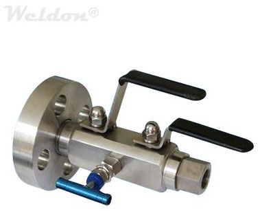 Double Block & Bleed Ball Valve, A182 F316, 1/2 Inch, 300LB, Thread