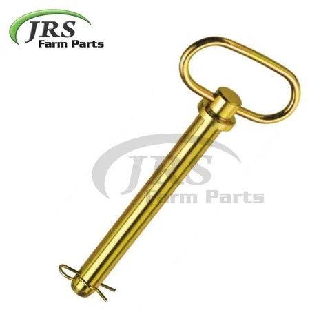 Jrs Mild Steel Trailer Hitch Pin with R Clip, Color : Golden Silver