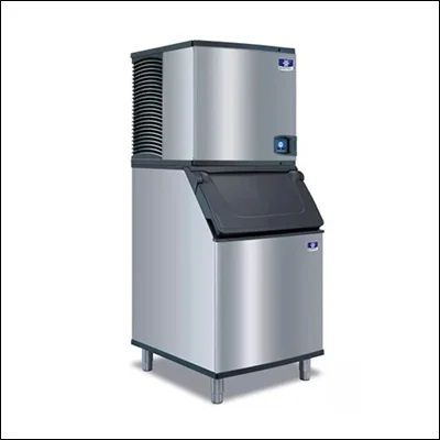 Stainless Steel Ice Cube Machine, Color : Silver