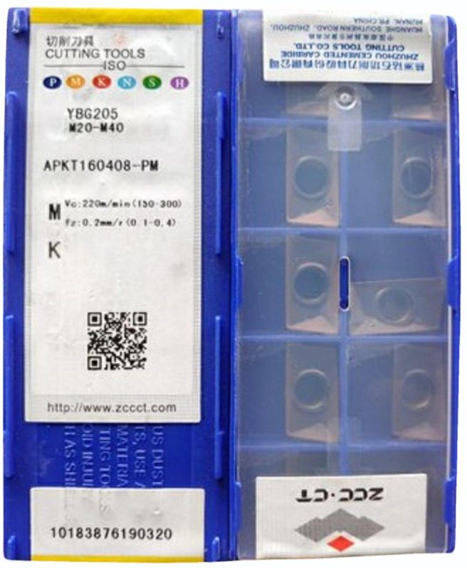 Zcc APMT1604 Carbide Insert YBG205 Pack OF 10