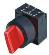 Siemens 3 Position Selector Switch Momentary Red - 3SB50002EC01