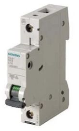 Siemens 5SL61057RC Miniature Circuit Breaker (MCB) 1 Pole C Curve Type 0.5 A