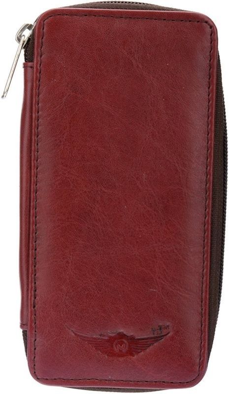 Marvelous 100%Genuine Leathers Red Key Pouch (MKH006)